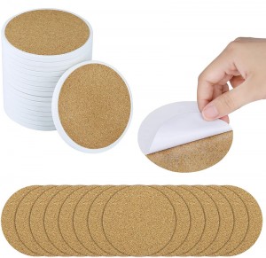 Blank keramisk coaster 10,3 cm rund