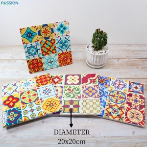 Ceramic Trivet  Custom Pattern UV Printing for Table Decoration