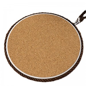 Heat Resistant Ceramic Trivet With String Kitchen Custom Sublimation Mats Ceramic Placemat With Rope