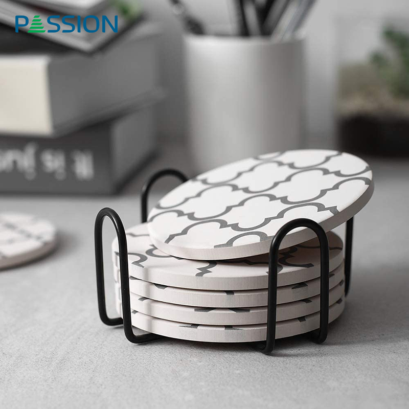 Enjoy Your Drinks With Absorbent Ceramic Coaster