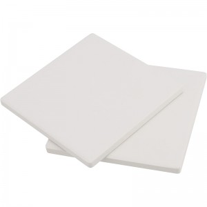 4 x 4 Inch Square White Unglazed Ceramic Coasters Blank Ceramic Tiles