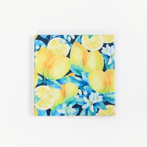 Custom printed ceramic coaster 10.8cm square